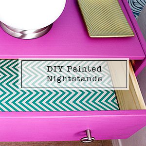 Ikea Hack Painted Nightstands