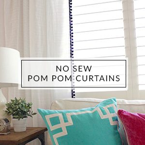 No Sew Curtains