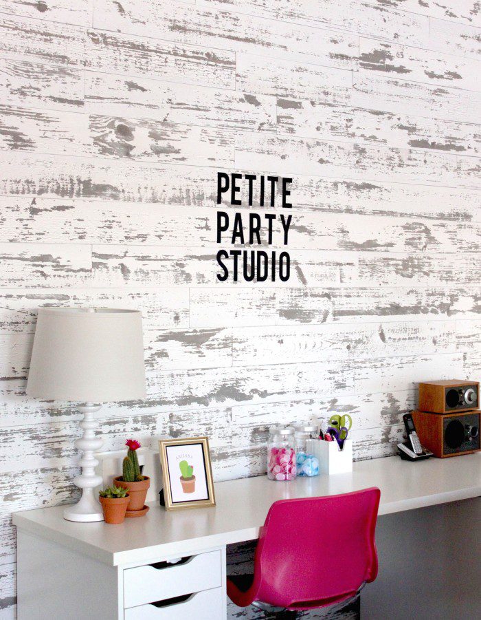 Petite Party Studio Wood Plank Rebecca Propes Design Diy