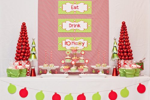 Classic Red and Green Holiday {Real Parties}