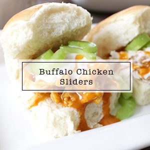 BEST Buffalo Chicken Sliders