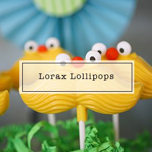 Lorax Lollipops