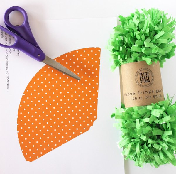 DIY Paper Carrot Treat Cones – FREE PRINTABLE