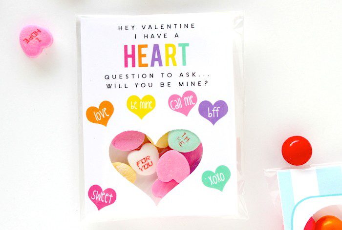 Conversation Heart Printable by Petite Party Studio