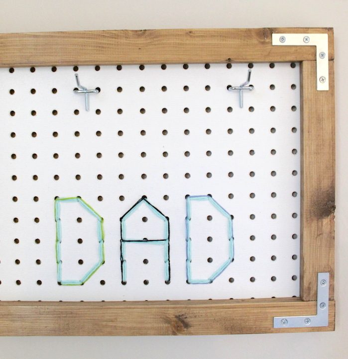 Embroidered Pegboard