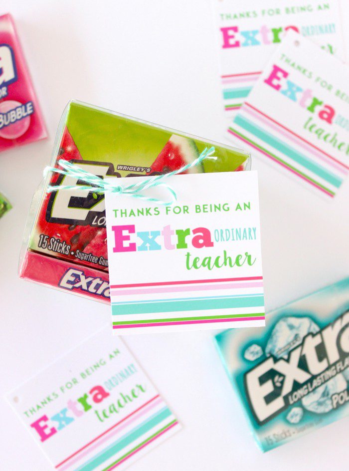 Extra Gum Teacher Gift