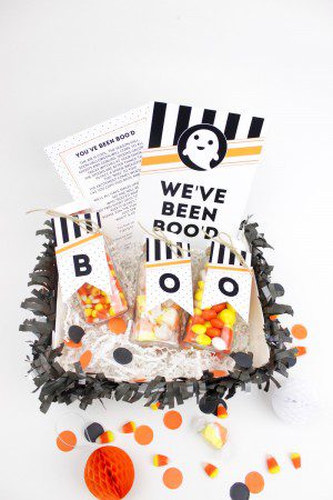 Halloween Boo Basket and Printables