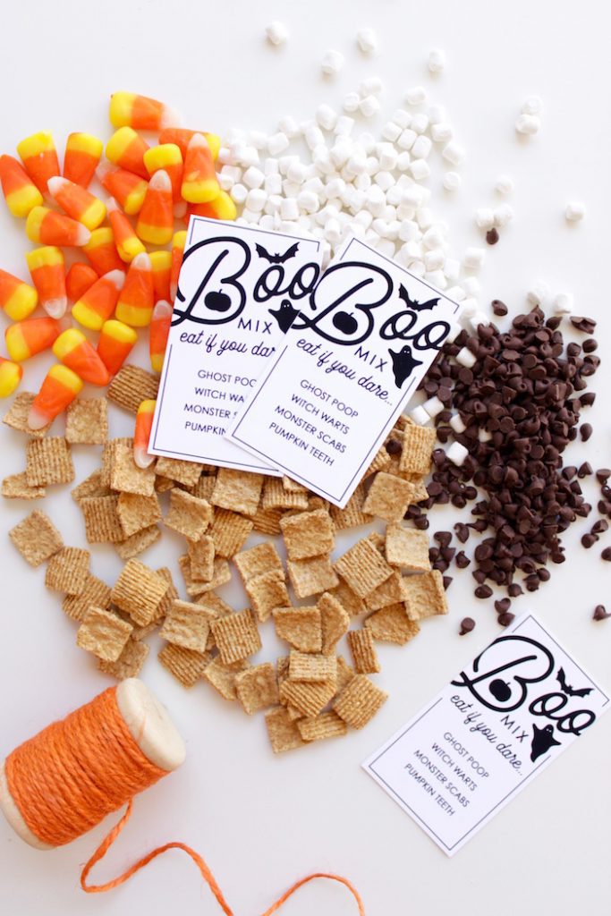 Halloween BOO Mix DIY & Free Printable Tags