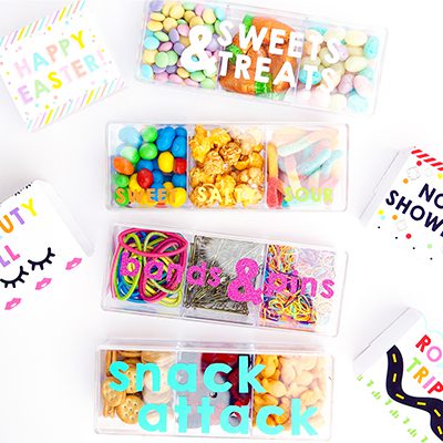 DIY Candy Bento Boxes with Cricut Labels