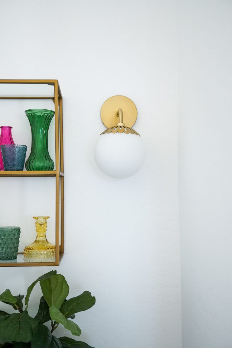 Dining Room Makeover with Mitzi Lighting | Rebecca Propes Design & DIY